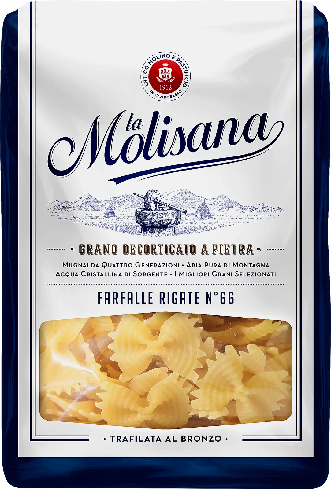 Изображение товара Макароны La Molisana Farfalle №66 450г высокое качество Италия