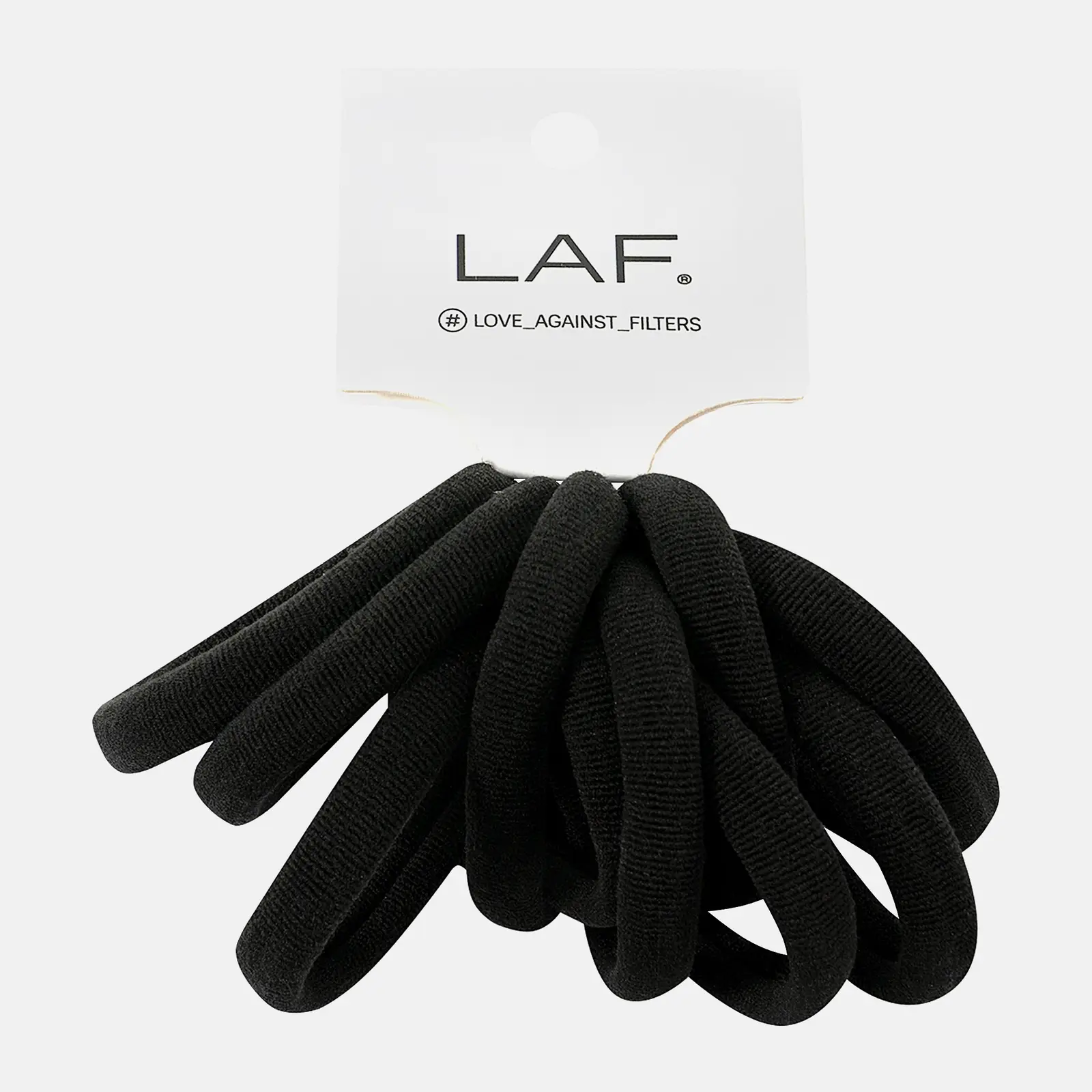 Резинки для волос Fashion Care черные базовые 2*16.5*7.5см