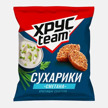 Сухарики Хрусteam Сметана 40г