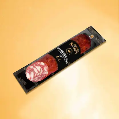 Изображение товара Колбаса Брауншвейгская сырокопченая Premiere of Taste 250г