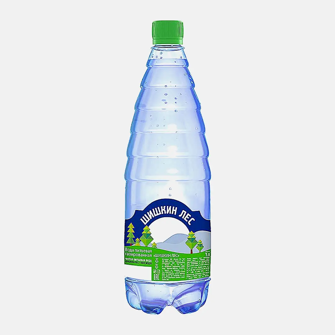 Изображение товара Газированная вода Шишкин Лес 1л - чистая природная свежесть без вкуса и запаха