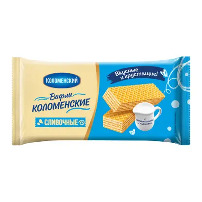 Изображение товара Вафли Сливочные Коломенские 200г