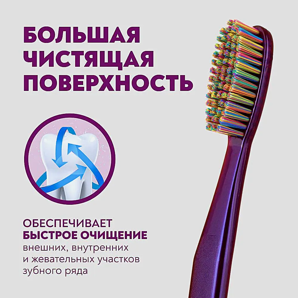 Зубная щетка President Exclusive средней жесткости 