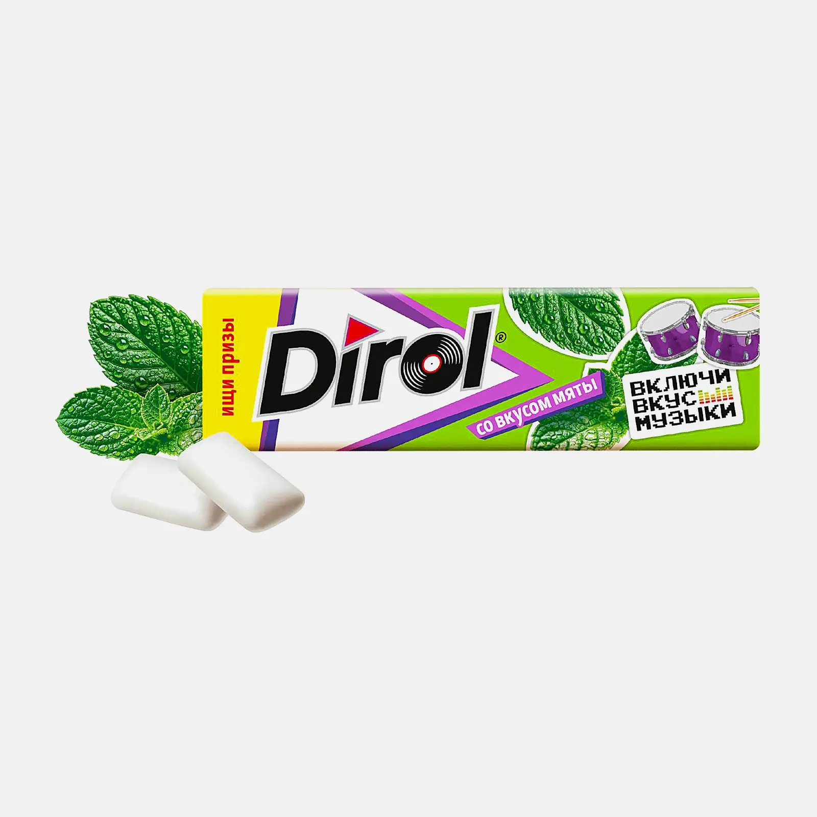 Жевательная резинка Dirol Мята 13.6г