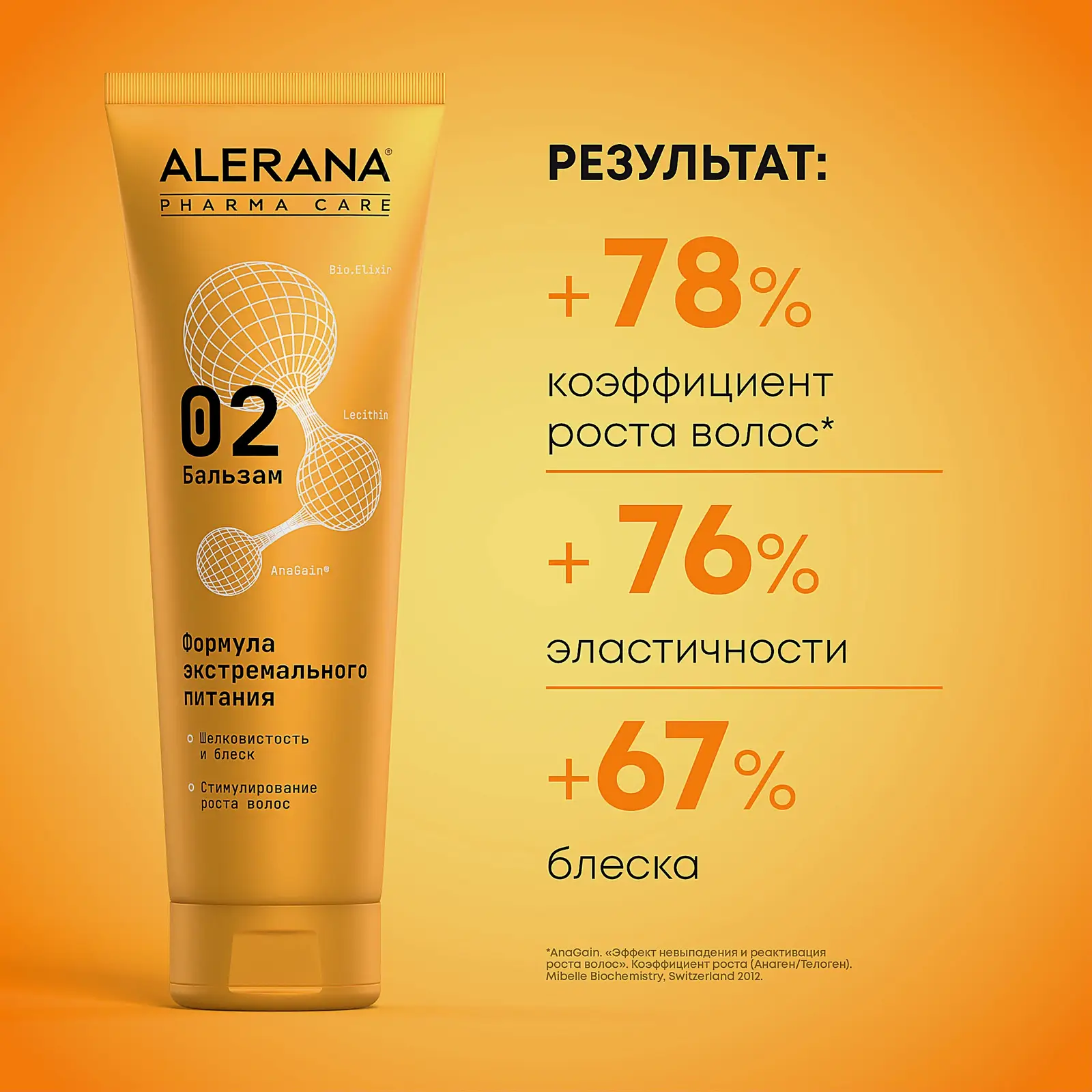 Бальзам Alerana Pharma Care для волос экстремальное питание 260мл