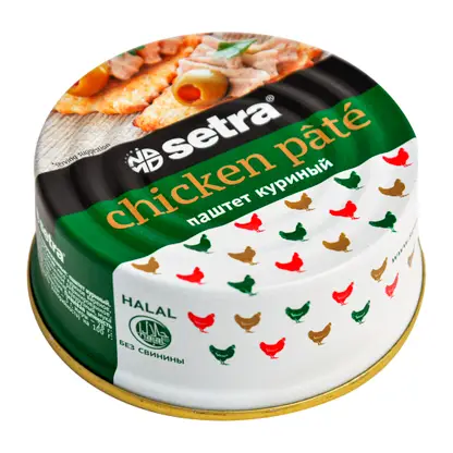 Изображение товара Паштет Setra Куриный 100г