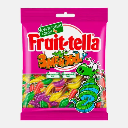 Жевательный мармелад Змеи XXL Fruit-Tella 70г