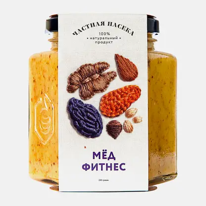 Мед Частная пасека Фитнес 230г