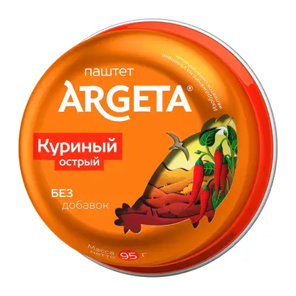 Изображение товара Паштет Argeta куриный острый 95г