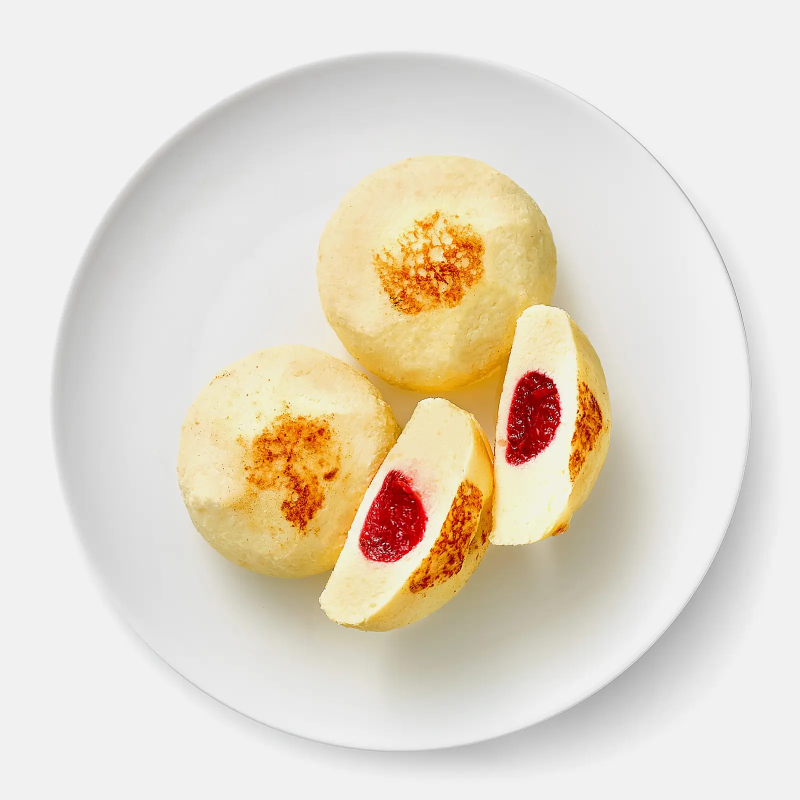 Изображение товара Сырники с малиной 150 г Кулинариум Поляна полезный быстрый завтрак