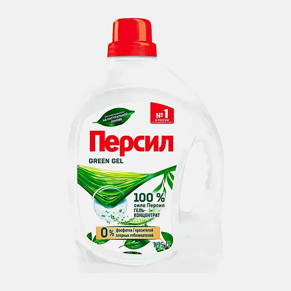Гель для стирки Персил Green Gel для цветного и светлого жидкий порошок 30 стирок 1.95л - фото 2