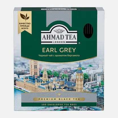 Чай черный Ahmad Tea Earl Grey 100пак