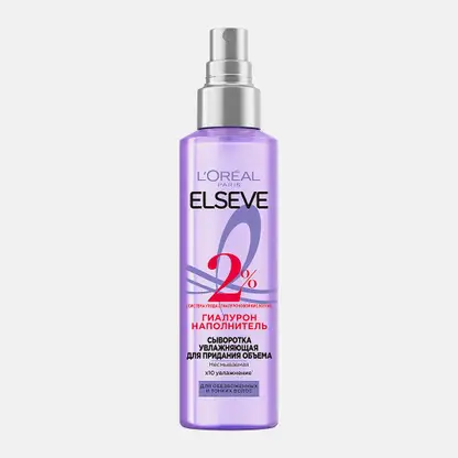 Сыворотка для придания объема L’Oréal Paris Elseve Увлажняющая для обезвоженных и тонких волос с гиалуроновой кислотой 150мл