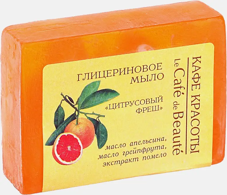 Глицириновое мыло Кафе красоты ручной работы 100г в ассортименте