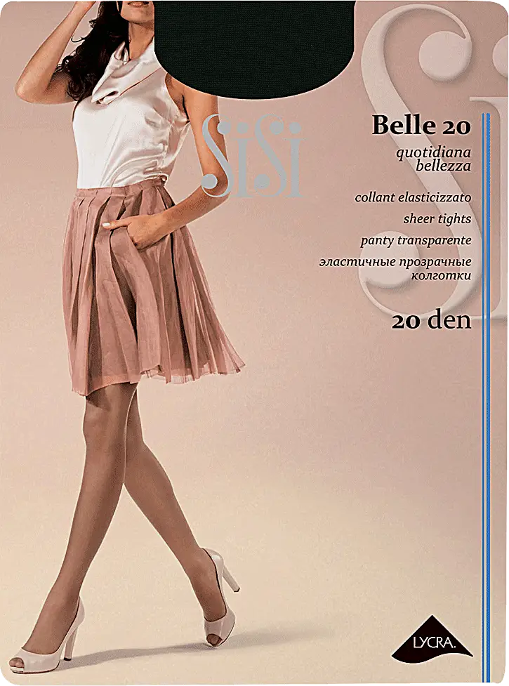 Колготки женские SiSi Belle 20 черные р.4