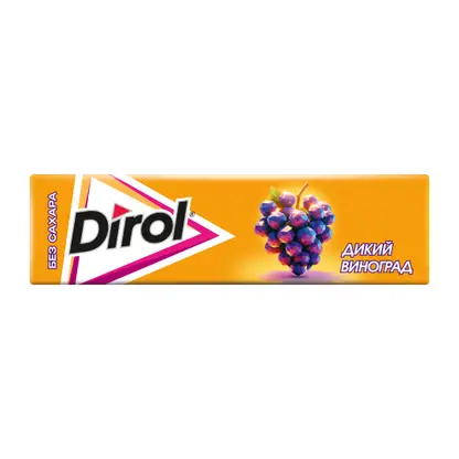 Изображение товара Жевательная резинка Dirol виноград без сахара 13.6г