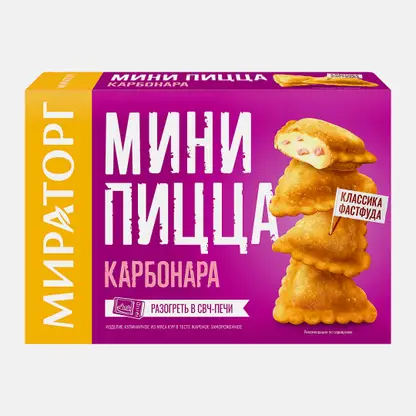 Мини пицца Мираторг Карбонара 250г