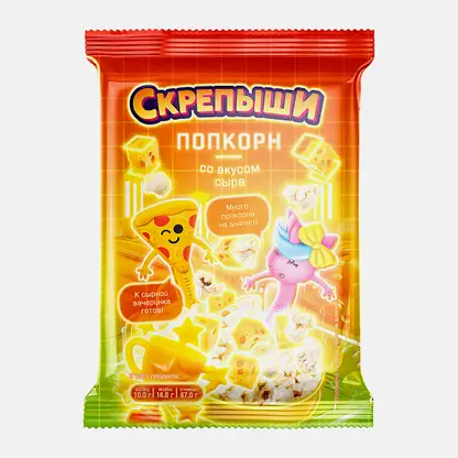 Попкорн Скрепыши сырный для микроволновой печи 85г