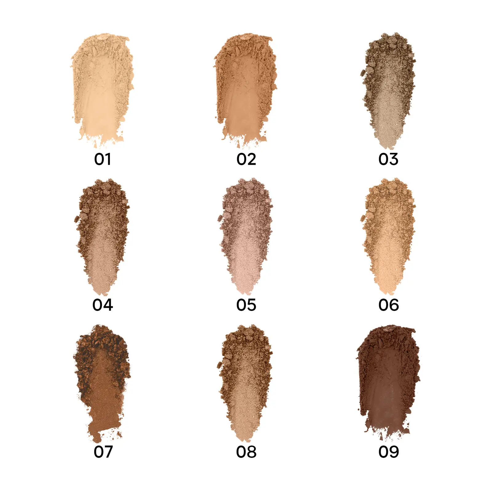 Палетка теней для век Divage Easy Nude tanned