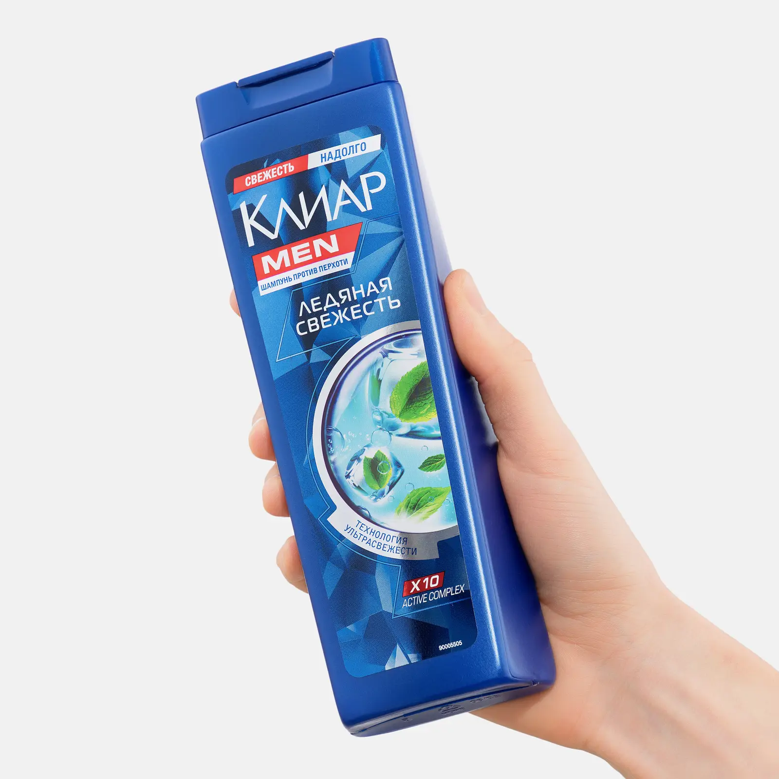 Шампунь для волос Ледяная свежесть с ментолом Клиар Men 400мл