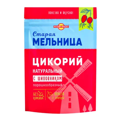 Изображение товара Цикорий растворимый Старая мельница натуральный с шиповником 85г
