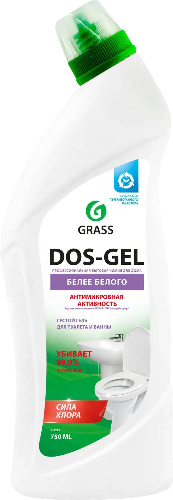 Моющее средство Grass Dos-gel для туалета и ванн 750мл — в каталоге на  сайте сети Магнит | Краснодар