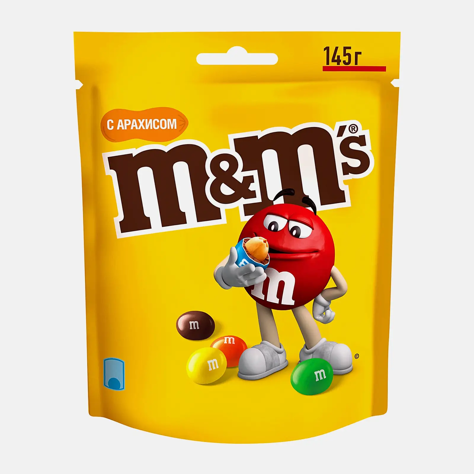 Изображение товара Драже M&M's с арахисом и молочным шоколадом 145г