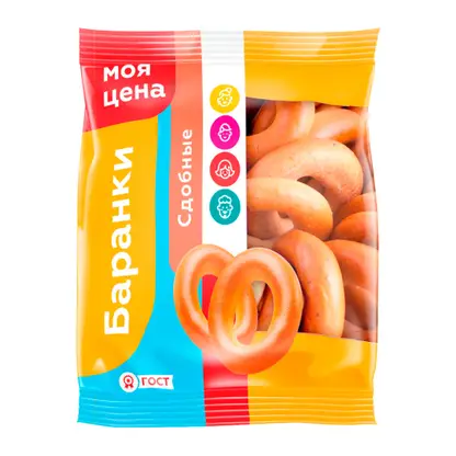 Изображение товара Баранки традиционные сдобные Моя цена 350г