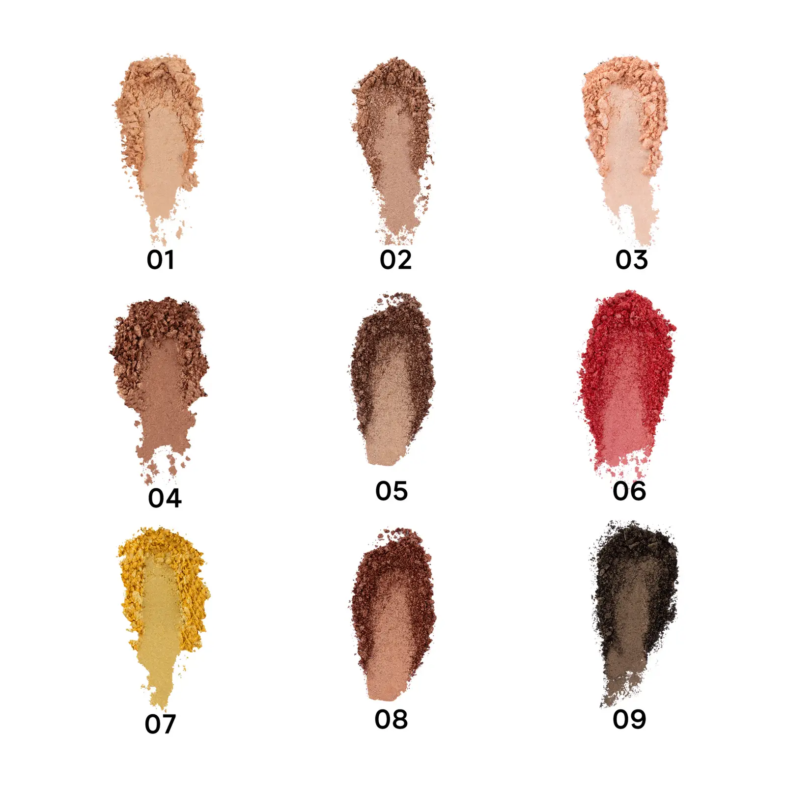 Палетка теней Beauty Bomb Scarlet тон 01