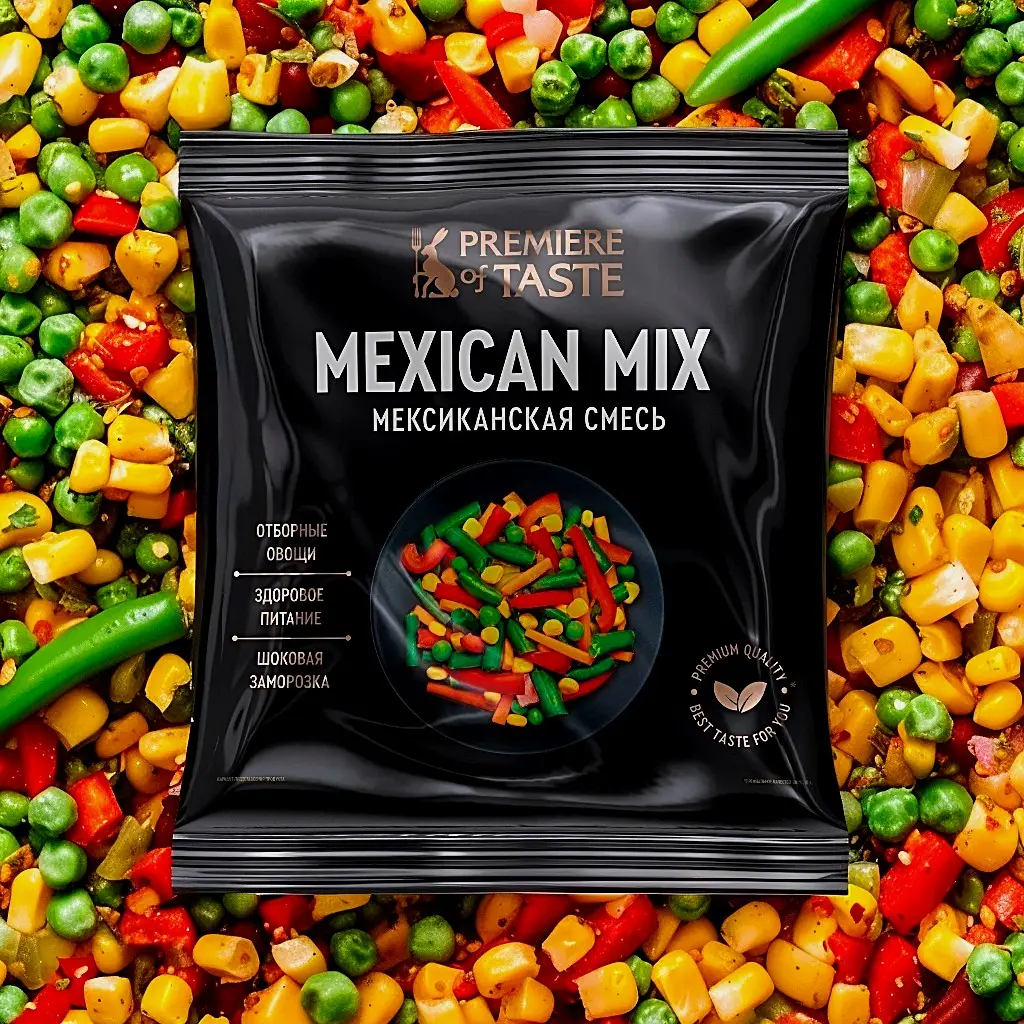 Изображение товара Мексиканская смесь быстрозамороженная Premiere of Taste 400г