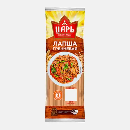 Лапша Царь Гречневая 400г