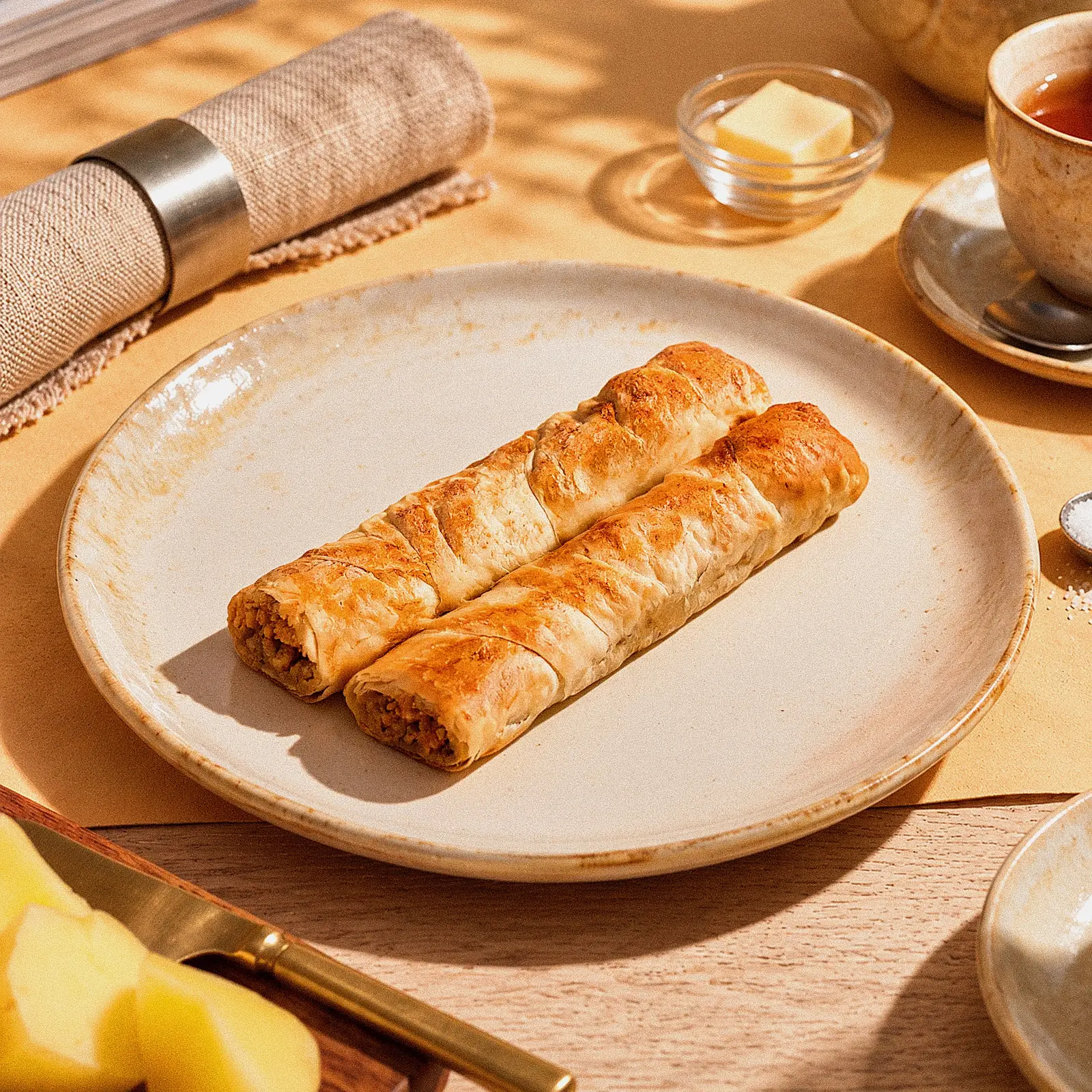 Роллини греческие с говядиной соусом болоньезе и картофелем 100г - фото 2