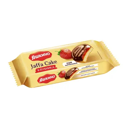 Изображение товара Печенье сдобное с начинкой Клубника Яшкино 137г