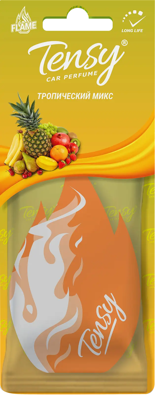 Освежитель подвесной Tensy Flame Тропический микс