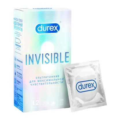 Изображение товара Презервативы Durex Invisible 12шт