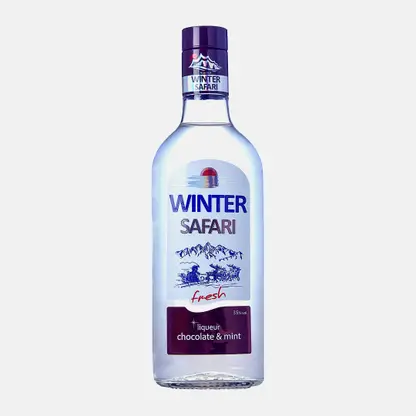 Ликер крепкий Winter Safari вкус шоколада и мяты 35% 500мл