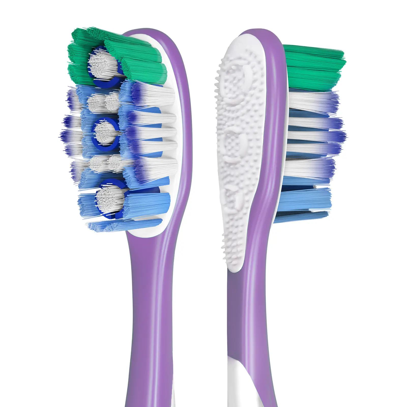 Зубная щетка Colgate 360 суперчистота средней жесткости 1+1