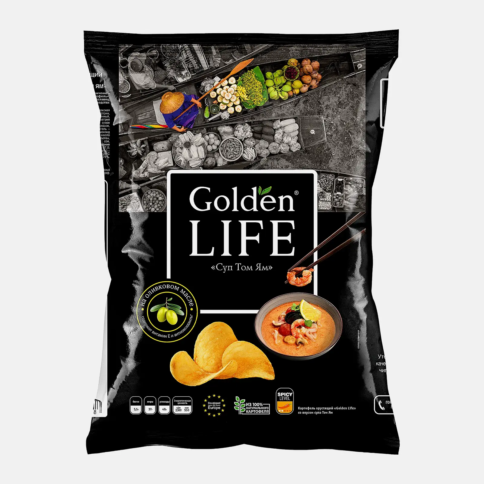 Изображение товара Чипсы Golden Life Том Ям