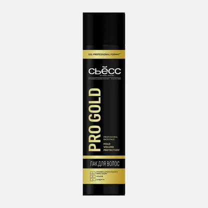 Лак для волос Pro Gold Сьёсс 500мл