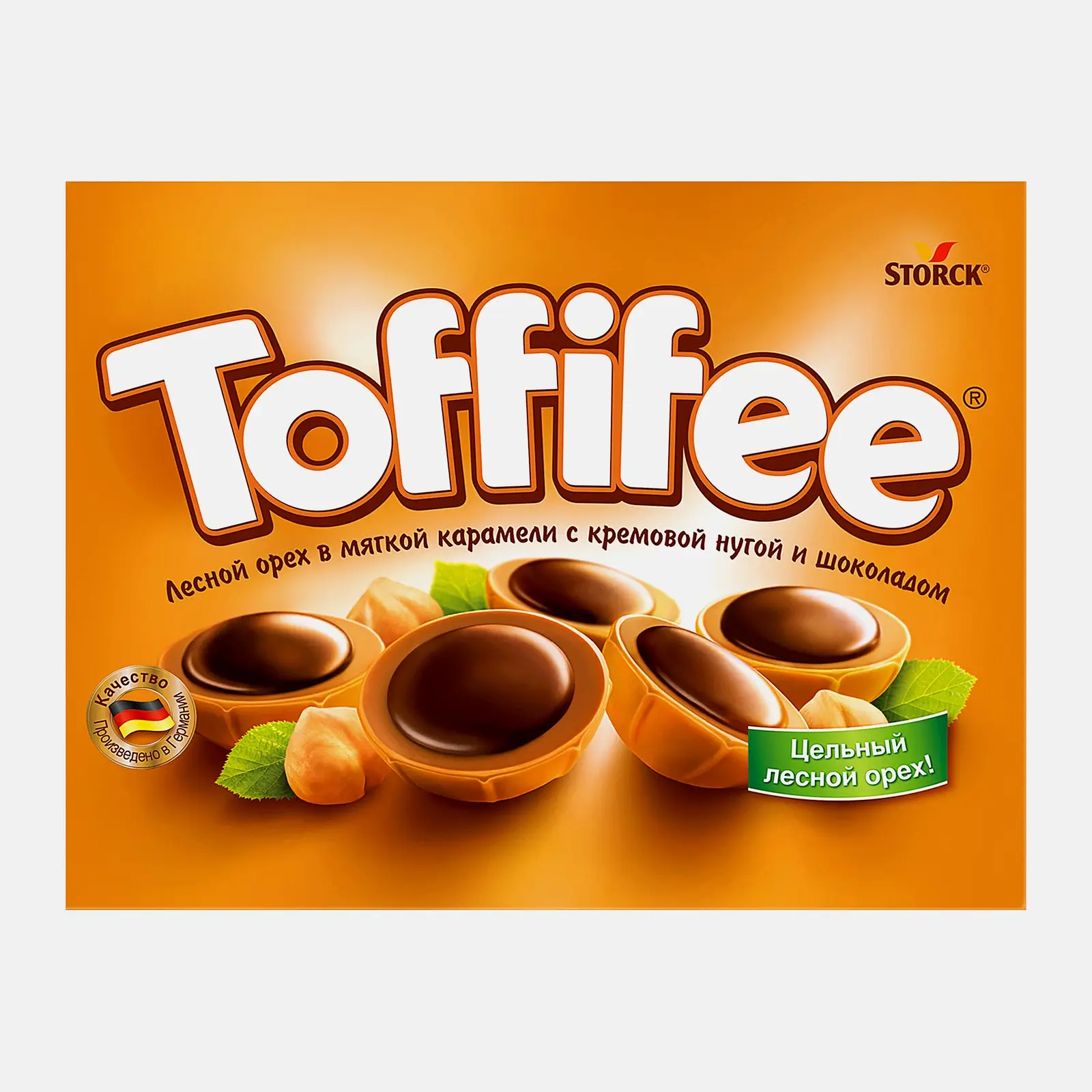 Конфеты Лесной орех в карамели Toffifee 250г