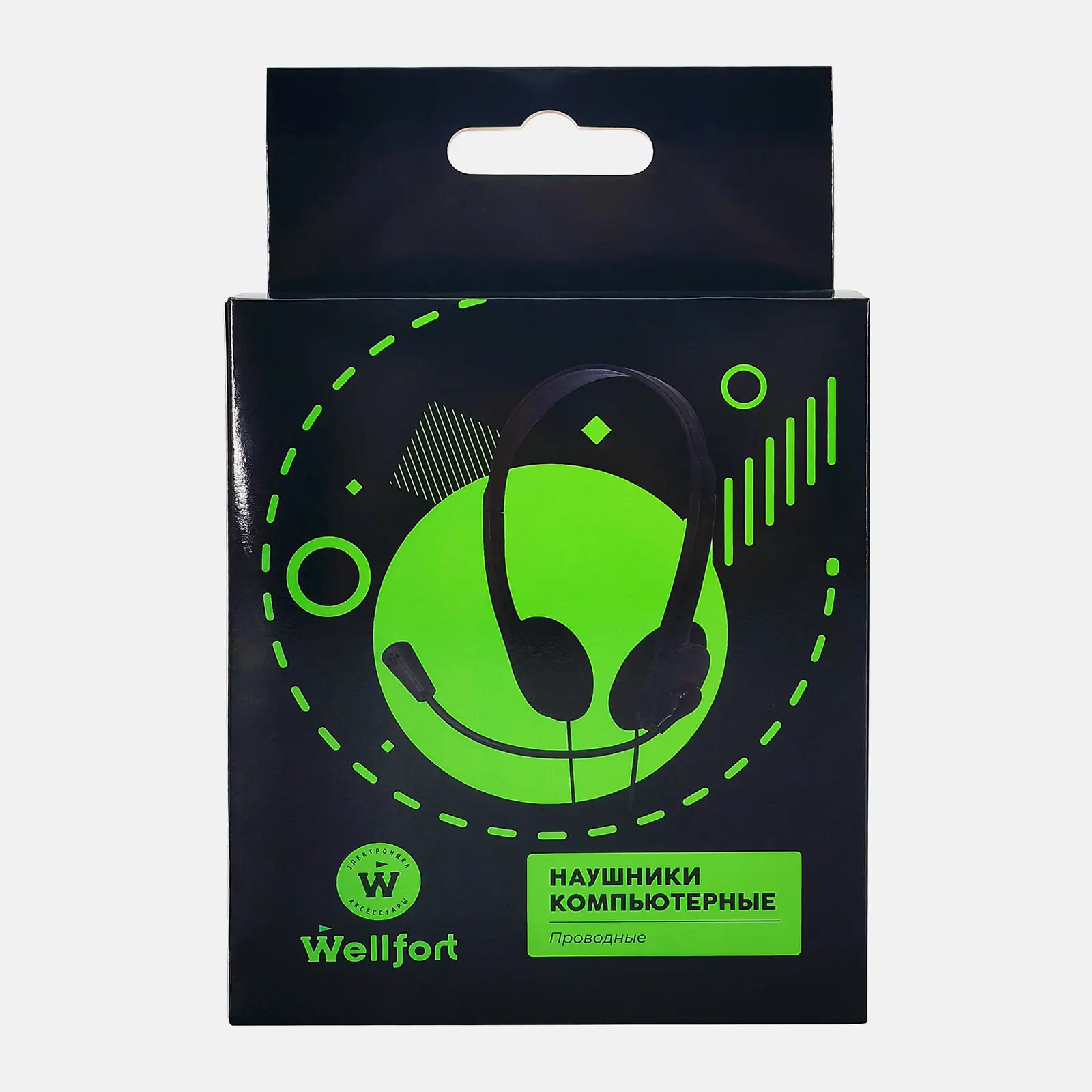 Наушники компьютерные проводные 80060901 Wellfort