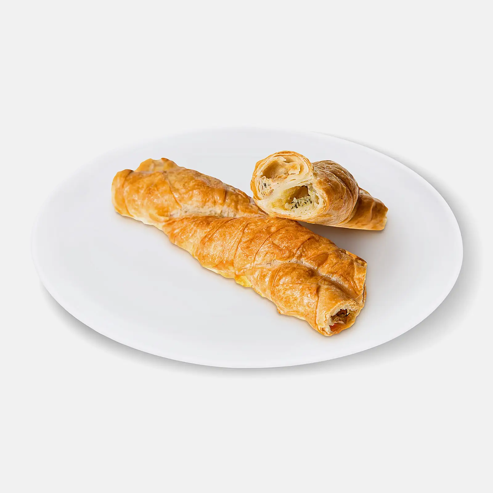 Косичка греческая с начинкой из мяса кур и овощей 130г