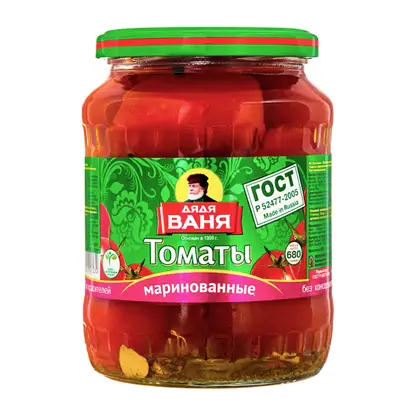 Изображение товара Томаты Дядя Ваня маринованные 680г