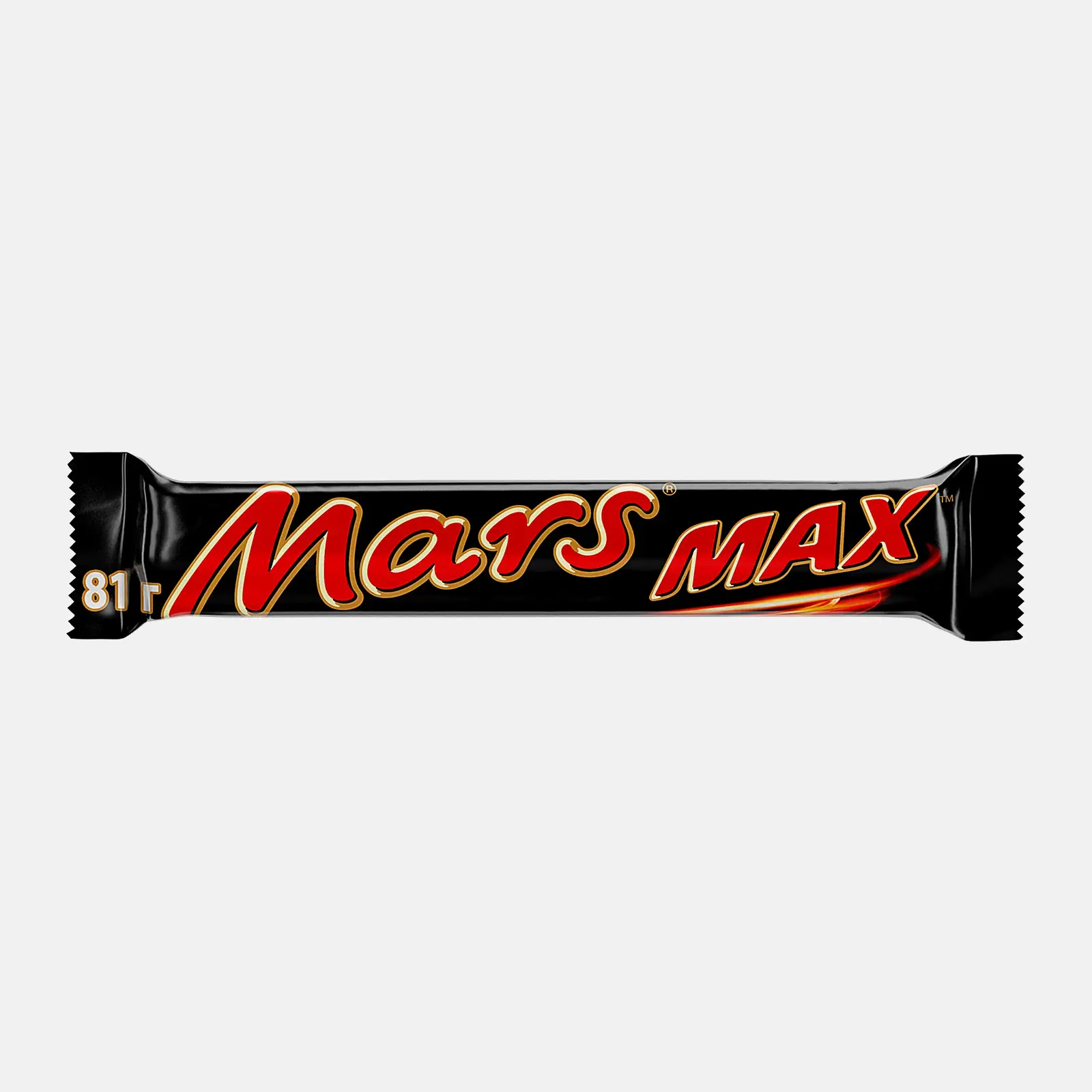 Изображение товара Шоколадный батончик с карамелью и нугой Mars Max 81г - насыщенный десерт без красителей