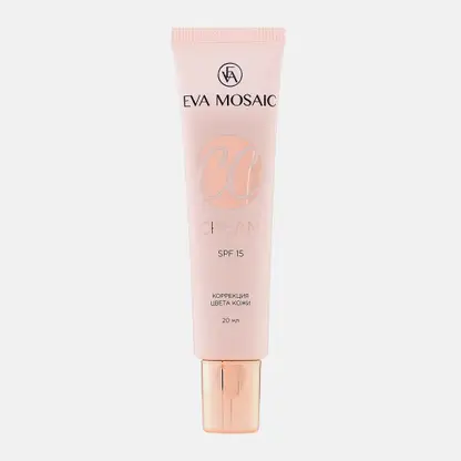 Тональный крем для коррекции цвета кожи тон 02 Золотисто-бежевый Eva Mosaic СС Color Correction Cream