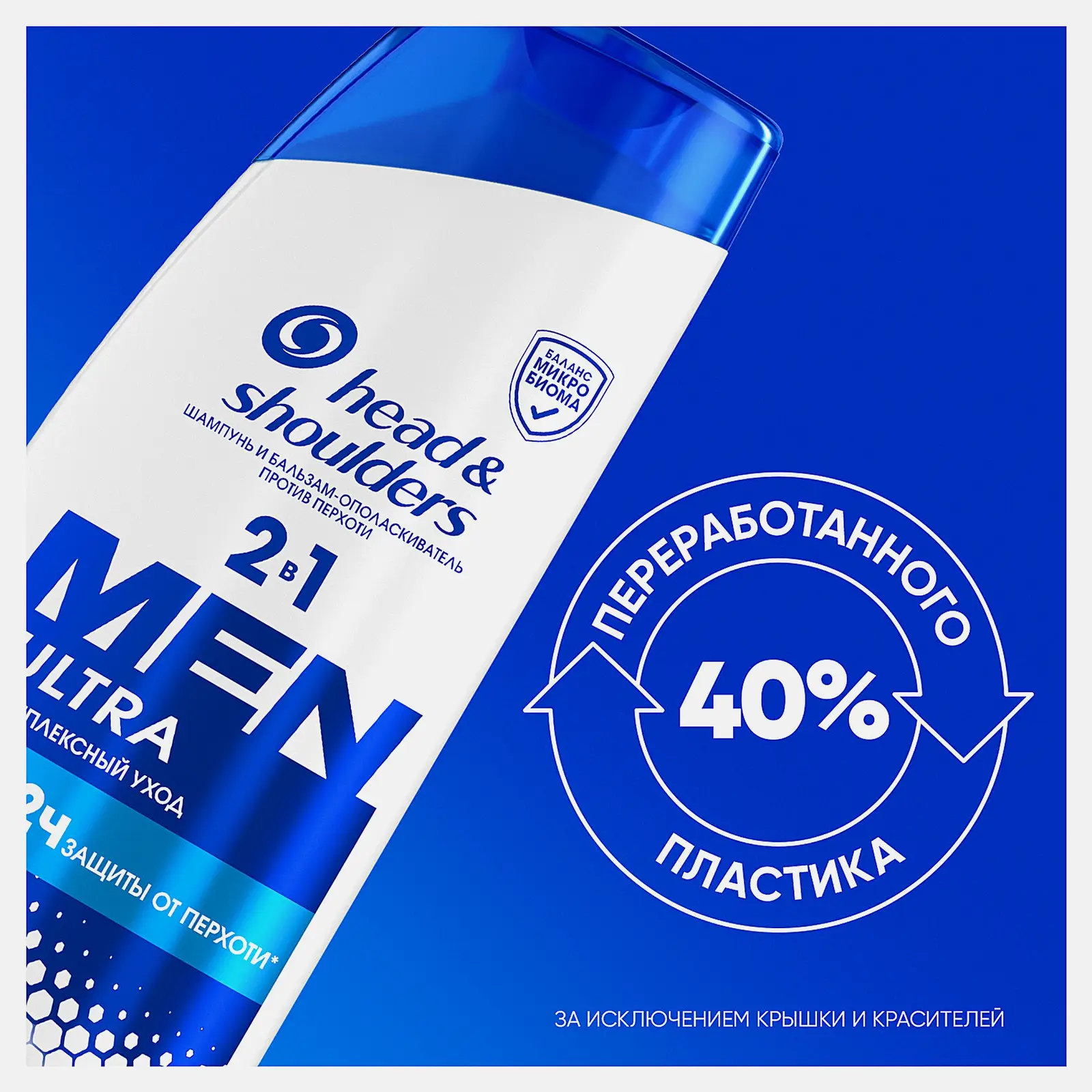 Шампунь и бальзам-ополаскиватель против перхоти 2в1 Комплексный уход Head&Shoulders 360мл - фото 5
