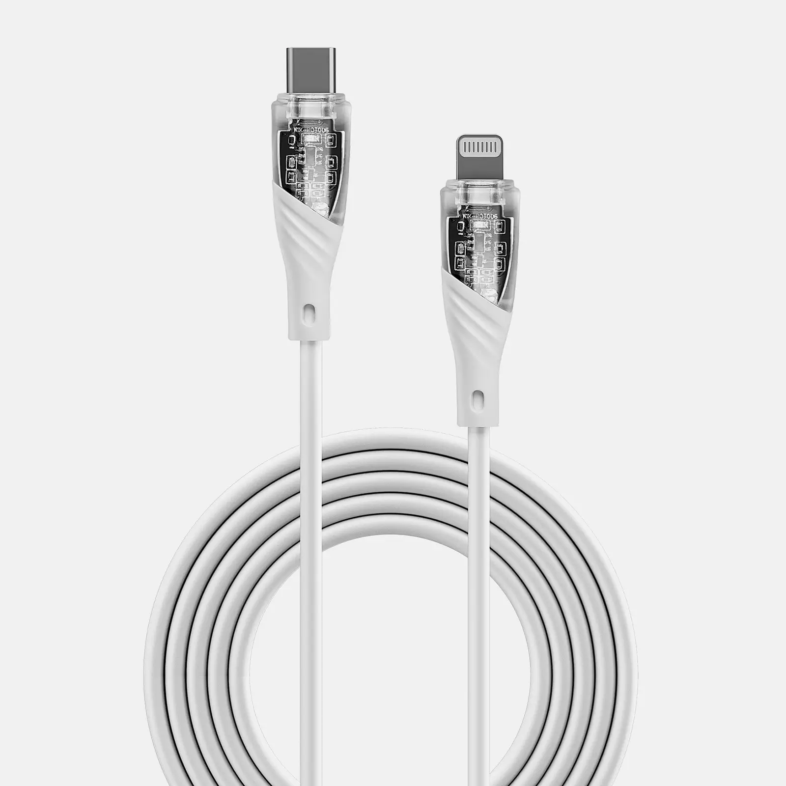 Кабель Type-С 8 pin CU-5374 3А Gal 2м - фото 2
