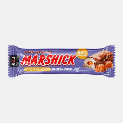 Батончик Soj Marshick протеиновый соленой карамелью в молочном шоколаде без сахара 30г