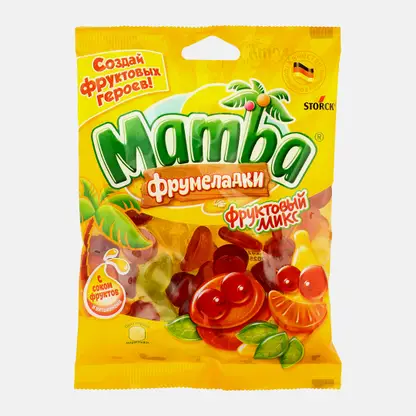 Мармелад фруктовый микс Mamba 140г