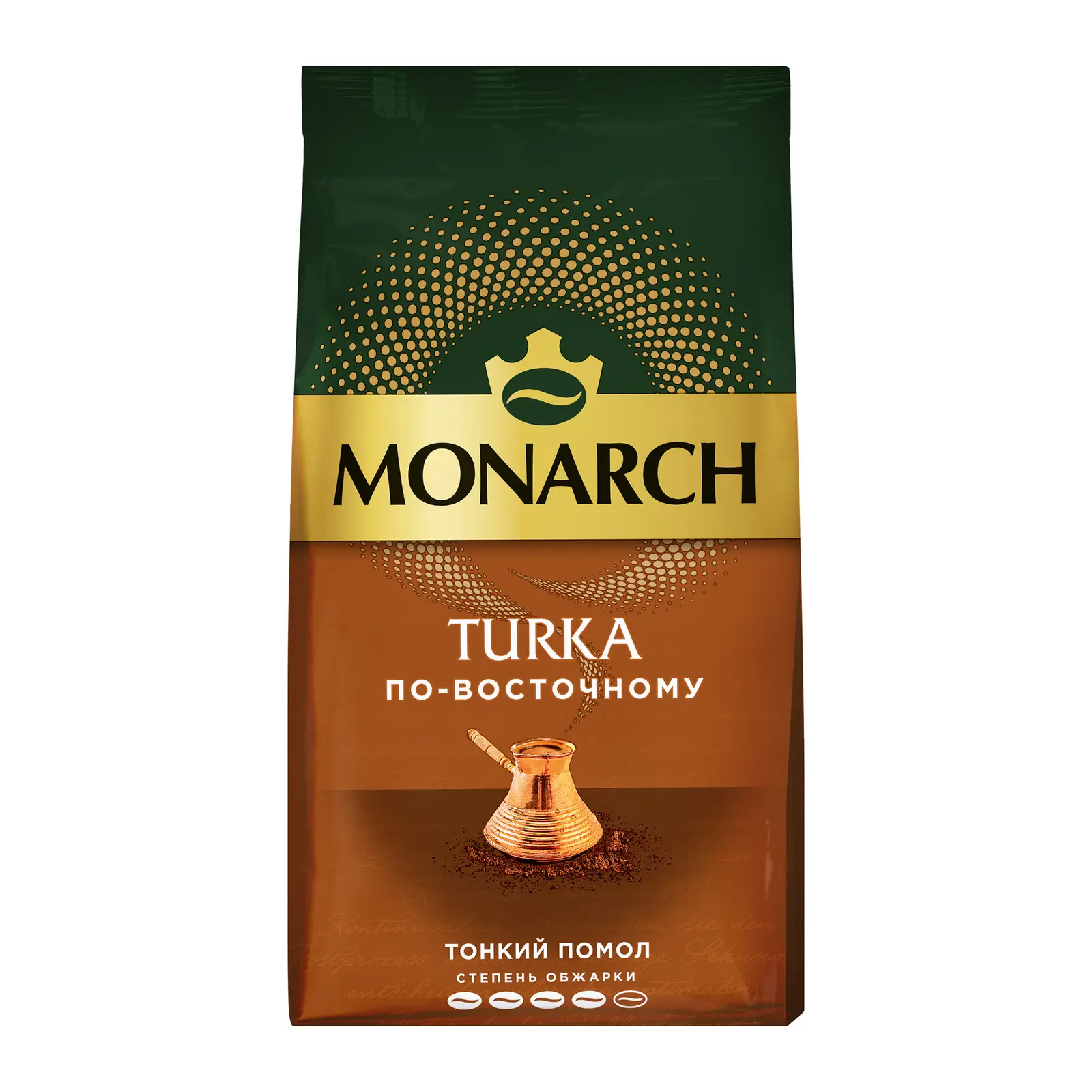 Изображение товара Кофе молотый Monarch Turka по-восточному 200г Арабика средней обжарки